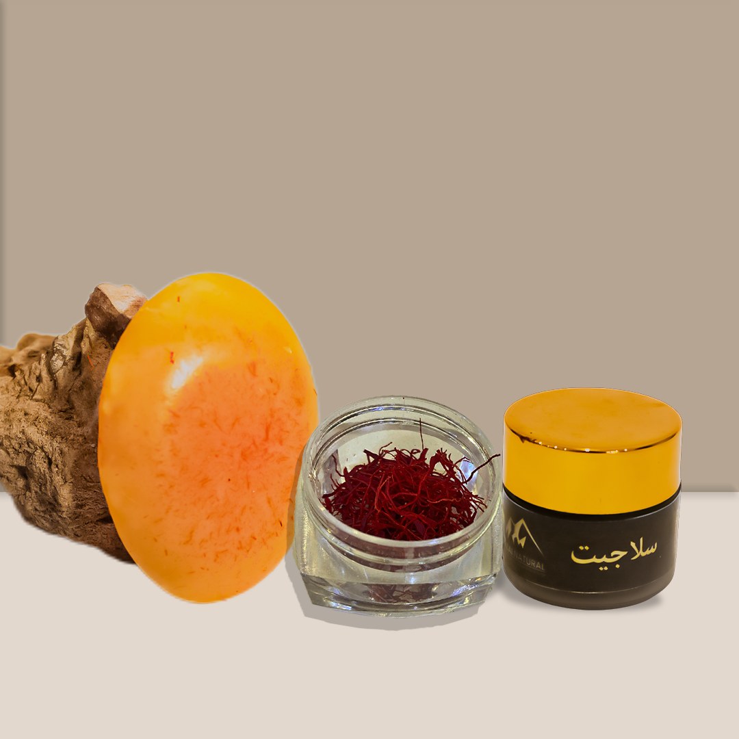 Bundle 4(1 Shilajit+1 Saffron+2 Soap )